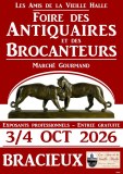 FOIRE AUX ANTIQUAIRES - BROCANTEURS - MARCHE GOURMAND