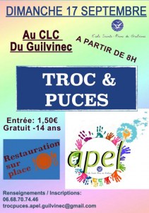 TROC ET PUCES DE L'ECOLE ST ANNE DU GUILVINEC