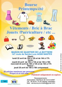 Bourse printemps/été