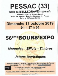 BOURSE NUMISMATIQUE ET PHILATELIQUE