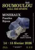 16e SALON MINERAUX FOSSILES BIJOUX de SOUMOULOU (Pyrénées-Atlantiques)