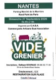 VIDE GRENIER Nantes Rd Pt de Paris Place du Marché de la Marrière