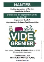 VIDE GRENIER Nantes Rd Pt de Paris Place du Marché de la Marrière