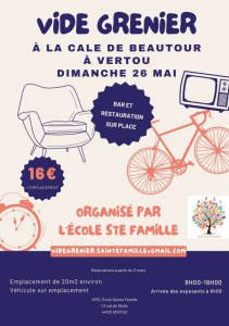 Vide grenier Cale de Beautour à Vertou
