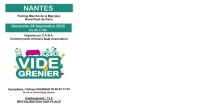 Vide Grenier Place du Marché de la Marrière NANTES Rd Pt Paris