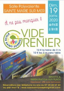 Vide grenier de l'APEL Saint-Joseph