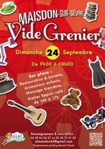 17ème VIDE GRENIER de l'ALM - MAISDON SUR SEVRE