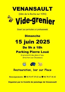 23 ème Vide grenier du Comité de Jumelage