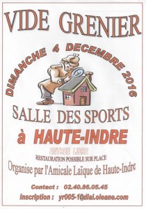 Vide Grenier à Haute INDRE - Salle des Sports