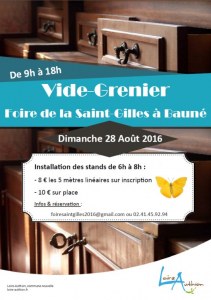 Vide-grenier à Bauné