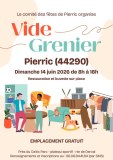 VIDE GRENIER – 44290 PIERRIC - DIMANCHE 14 JUIN 2026