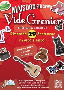 19ème Vide grenier de Maisdon sur Sèvre