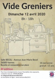 6ème Vide greniers organisé par le Vannes Volley 56