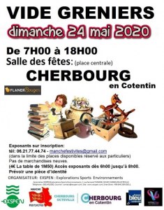Vide greniers dimanche 24 mai 2020 - cherbourg