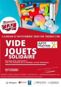 VIDE JOUETS SOLIDAIRE AU PROFIT DE AFM TELETHON