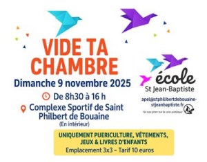 Vide Ta Chambre Organisé par APEL St Jean Baptiste