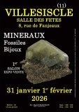 1er SALON MINERAUX FOSSILES BIJOUX de VILLESISCLE (Aude)