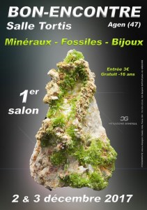 1er SALON MINERAUX FOSSILES BIJOUX de BON-ENCONTRE (47) - NOUVELLE AQUITAINE - FRANCE