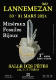 1er SALON MINERAUX FOSSILES BIJOUX de LANNEMEZAN (Hautes-Pyrénées)