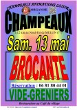 BROCANTE & VIDE-GRENIERS à CHAMPEAUX (77), le 13/05/2023