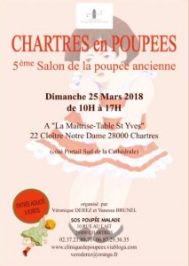 Chartres en Poupées 2018-5ème Salon de la Poupée ancienne
