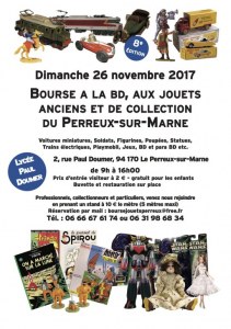 8 eme BOURSE A LA BD, AUX JOUETS ANCIENS ET DE COLLECTION DU PERREUX SUR MARNE