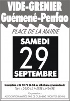 Vide grenier de la Saint Michel de Guémené-Penfao