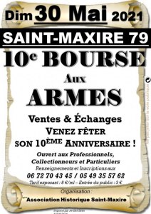 Xème BOURSE AUX ARMES DE SAINT-MAXIRE (79) [ANNULEE]