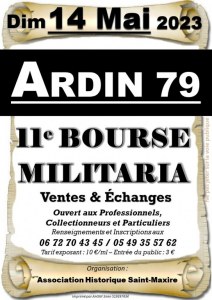 11ème BOURSE MILITARIA D’ARDIN (79)
