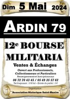 12ème BOURSE MILITARIA D’ARDIN (79)