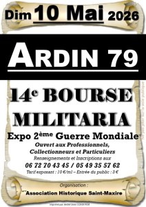 14ème BOURSE MILITARIA D’ARDIN (79)