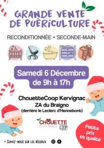 Grande vente de puériculture