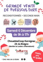 Grande vente de puériculture