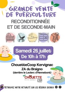 Grande Vente de matériel de puériculture reconditionné