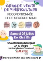 Grande Vente de matériel de puériculture reconditionné