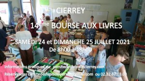 14ème Bourse aux livres de Cierrey ANNULEE