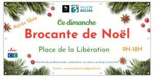 BROCANTE DE NOEL VILLE DE BALMA 14 DECEMBRE 2025