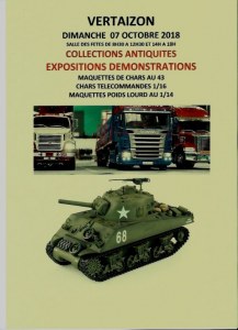 Collections expositons demonstration maquette de chars et poids lourd