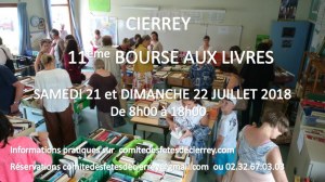 11ème Bourse aux livres de Cierrey
