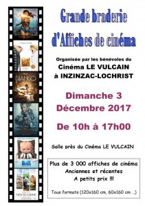 Braderie d'affiches de cinéma
