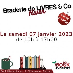 Braderie de livres et autres produits culturels