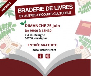 Braderie de livres et autres produits culturels