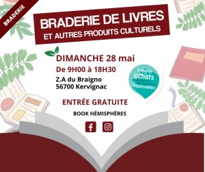 Braderie de livres et autres produits culturels