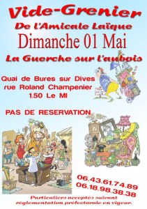 BROCANTE DE L'AMICALE LAIQUE LA GUERCHE HANDBALL