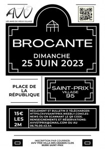 Brocante des Amis du vieux village