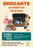 Brocante au profit du Téléthon