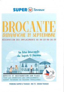BROCANTE du Super U Tavaux