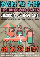 Brocante,vide-grenier et marché aux puces face au Nikaia