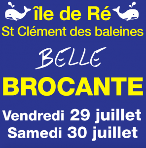 Belle brocante de Saint Clément des Baleines