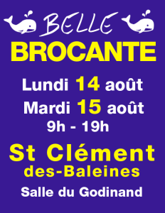 Belle brocante de Saint Clément des Baleines